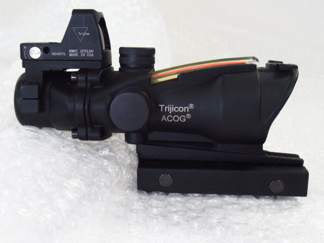 Trijicon ACOG S/N 546258 ドットサイト スコープ レッド AIRSOFT97 本店通販部 / Trijicon ACOGタイプ 4倍率 スコープ