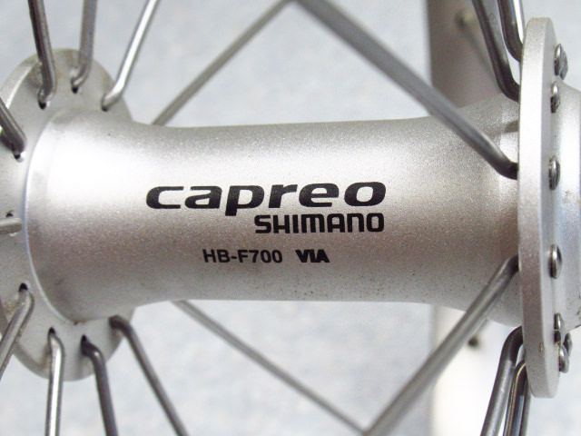 SHIMANO シマノ CAPREO カプレオ FHF700 VIA リアハブ ARAYA アラヤ リム 17×1 1/4 W/O SP
